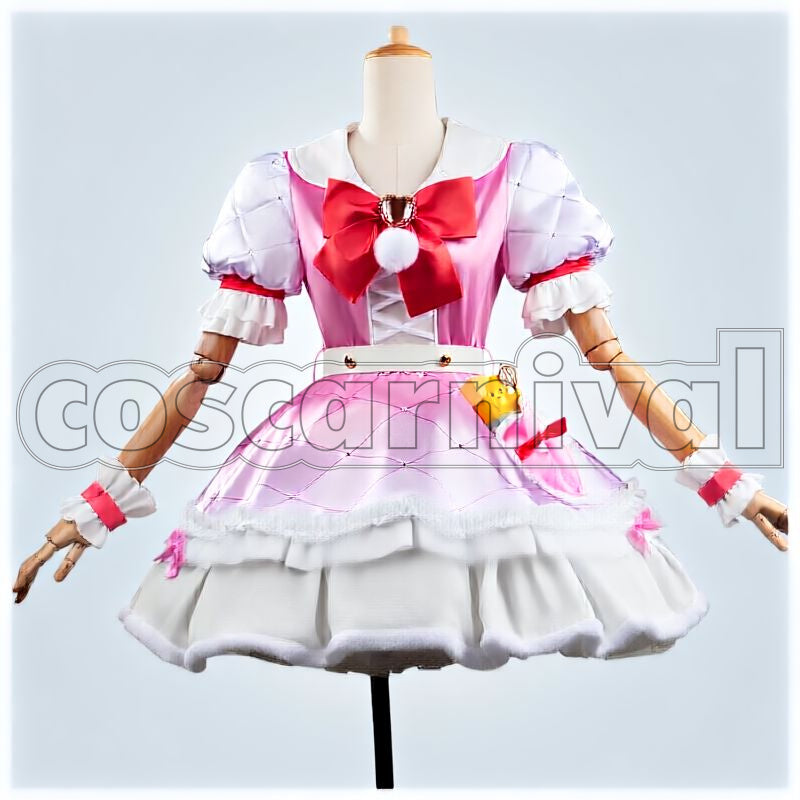 Berry White Bright Live! White Day Cosplay cosplay costume from NIJISANJI Saotome, front view 1