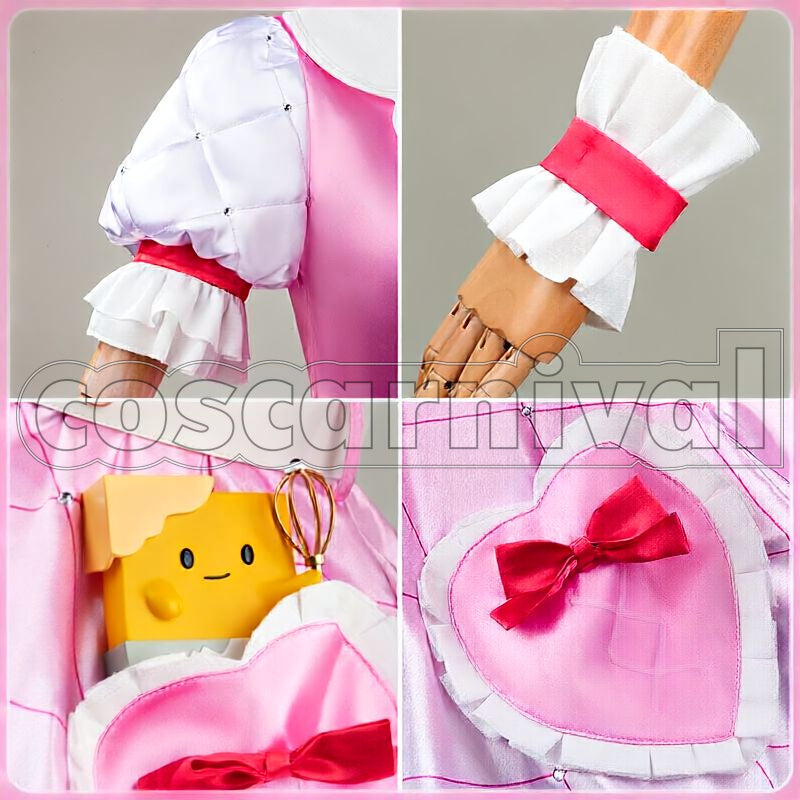 Berry White Bright Live! White Day Cosplay cosplay costume from NIJISANJI Saotome, detail 1 view 2