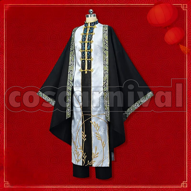 Burgundy New Outfit Cosplay cosplay costume from NIJISANJI Shellin, front view 3