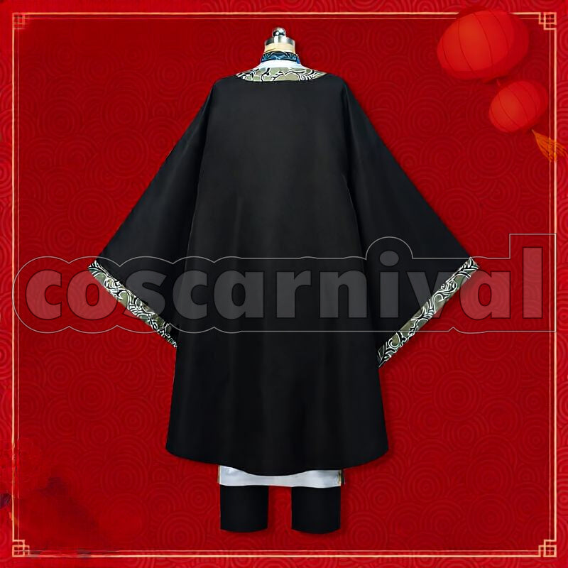 Burgundy New Outfit Cosplay cosplay costume from NIJISANJI Shellin, back view 1
