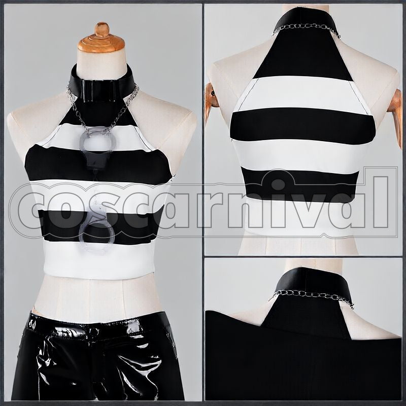 Yuika Cellmates Prisoner No. 417 Cosplay cosplay costume from NIJISANJI Shiina, detail-4