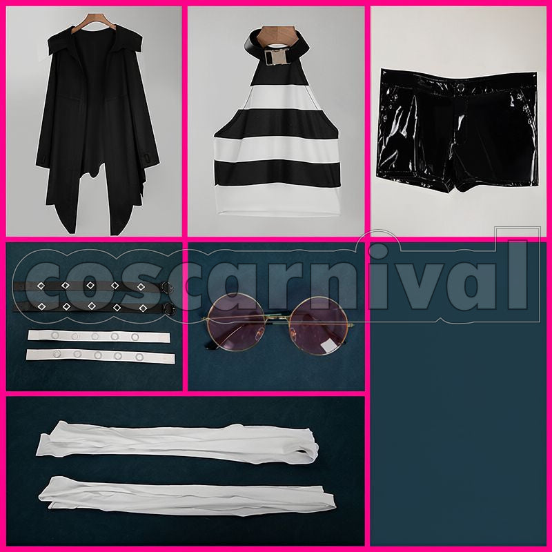 Yuika Cellmates Prisoner No. 417 Cosplay cosplay costume from NIJISANJI Shiina, set view