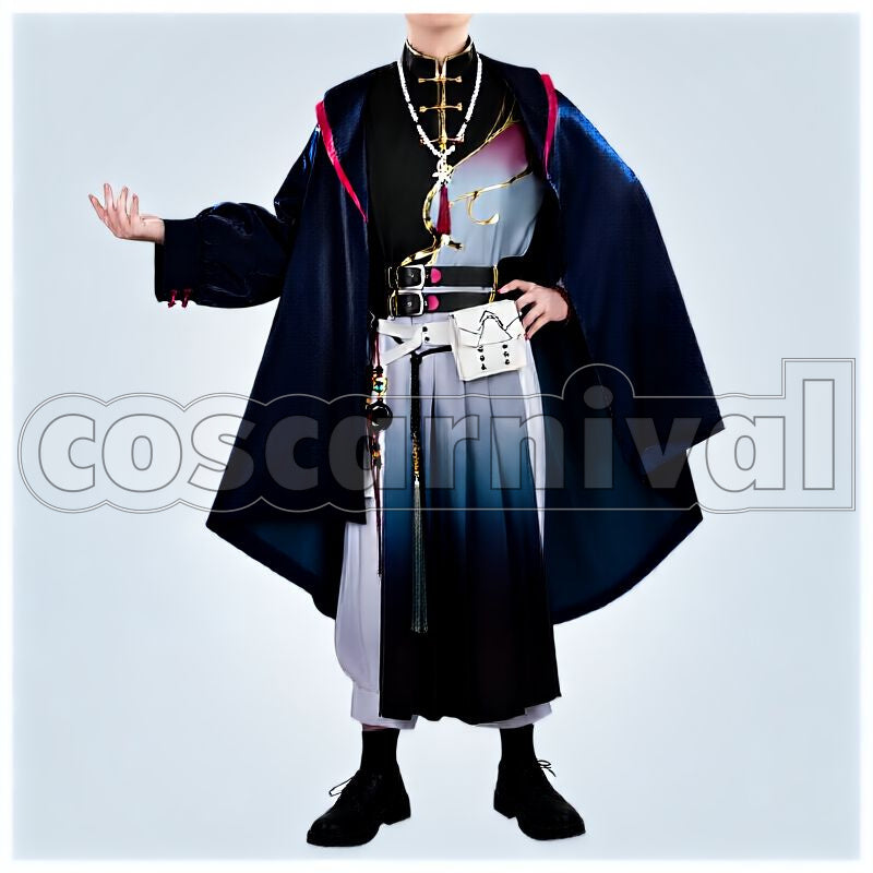 Akira China-Style New Cosplay cosplay costume from NIJISANJI Shikinagi, front view 1