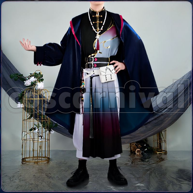 Akira China-Style New Cosplay cosplay costume from NIJISANJI Shikinagi, front view 2
