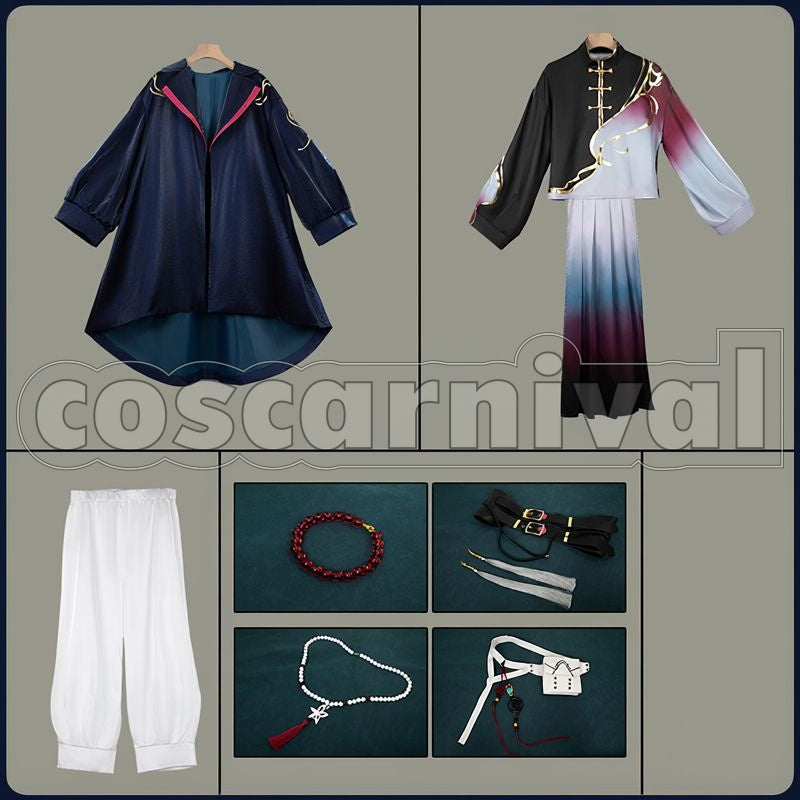 Akira China-Style New Cosplay cosplay costume from NIJISANJI Shikinagi, set view
