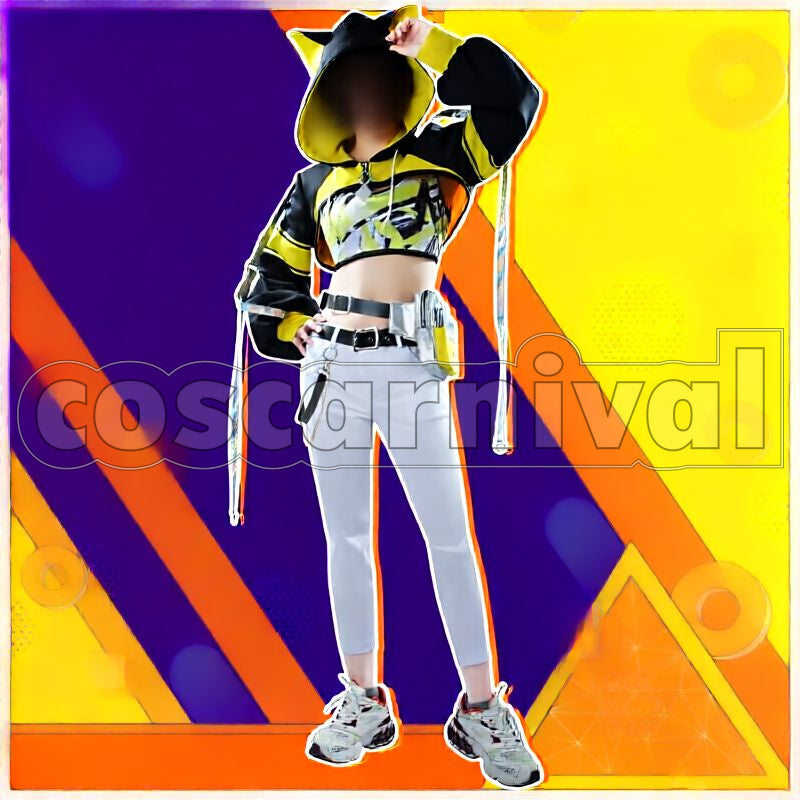Akari Cosplay cosplay costume from NIJISANJI Shishido, front view 2