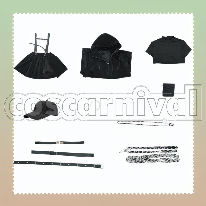 Claire New Outfit Cosplay cosplay costume from NIJISANJI Sister, set view
