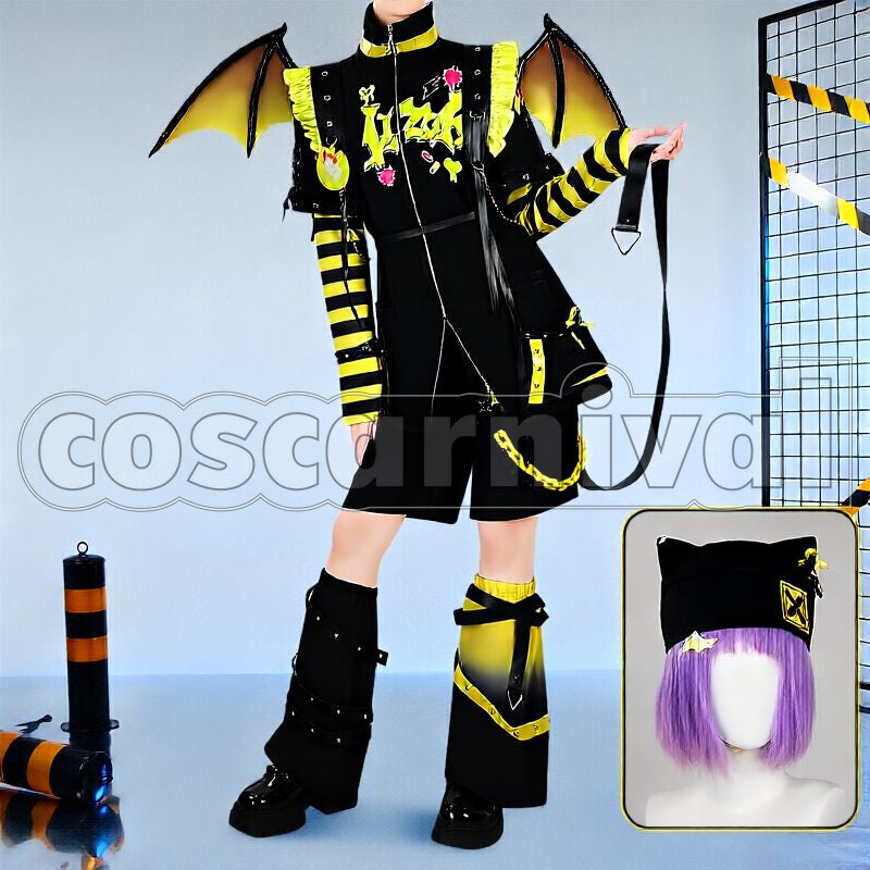 Kou Devilish Nightmare Merch Outfit Cosplay cosplay costume from Nijisanji Uzuki, front view 2