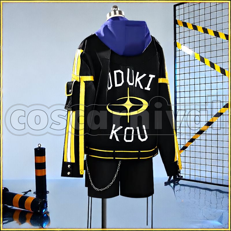 Kou Space Concept New Outfit Cosplay cosplay costume from NIJISANJI Uzuki, back view