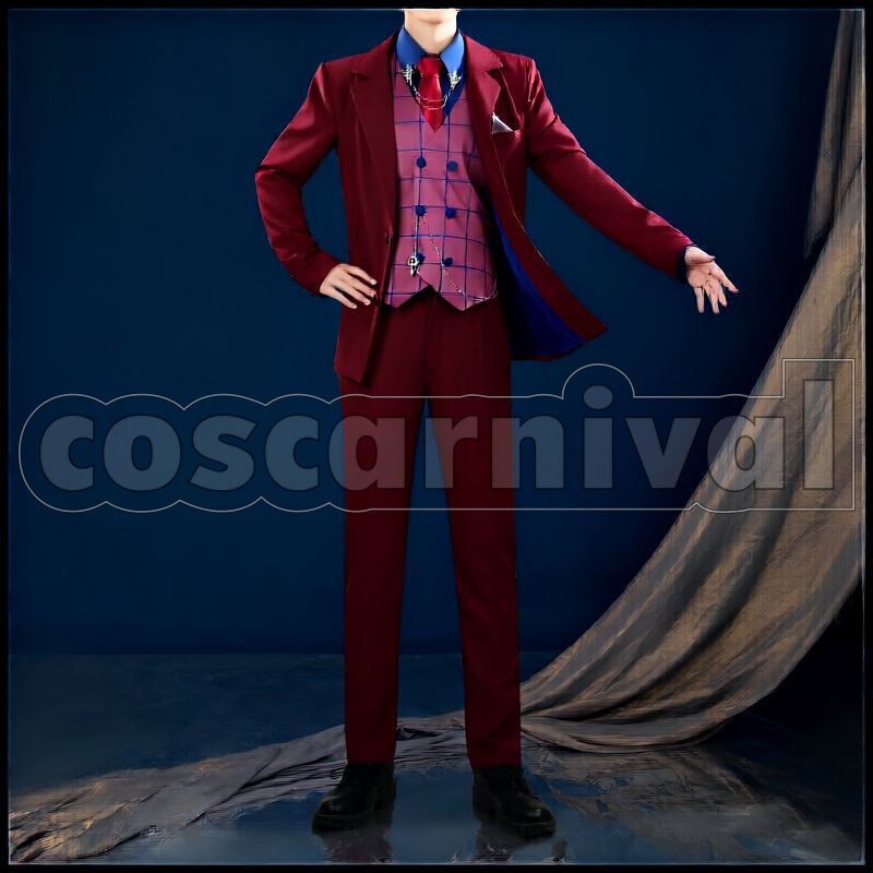 Seraph Dazzlegarden De Lu Lu MV Outfit Cosplay cosplay costume from Nijisanji VOLTACTION, front view 2