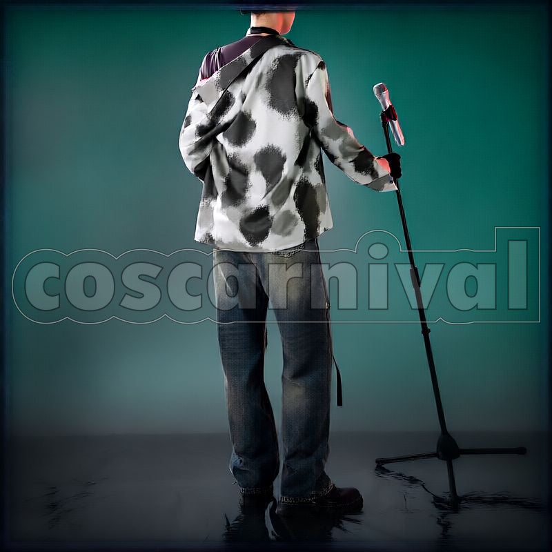 Hibari Band Outfit Cosplay cosplay costume from NIJISANJI Watarai, back view