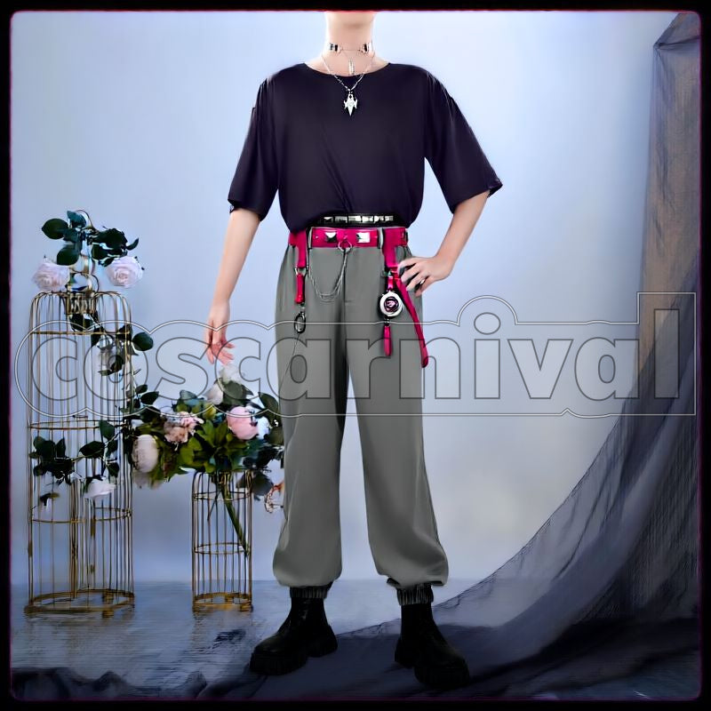 Hibari Demon-Hunting Style New Outfit Cosplay cosplay costume from NIJISANJI Watarai, front view 3