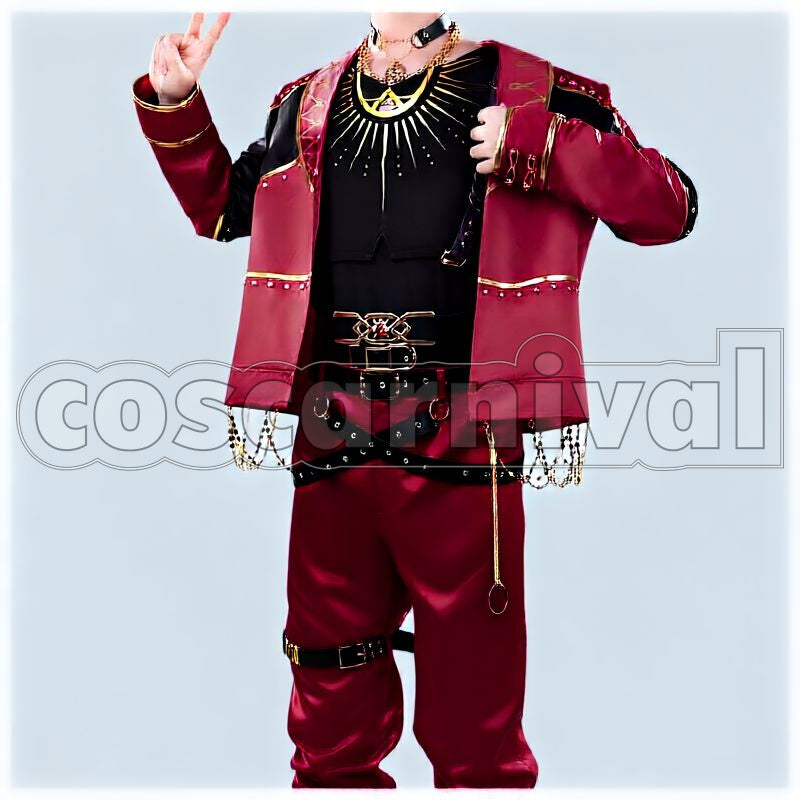 Hibari FUSION LIVE IMPACT Sun Team Merch Outfit Cosplay cosplay costume from NIJISANJI Watarai, front view 1