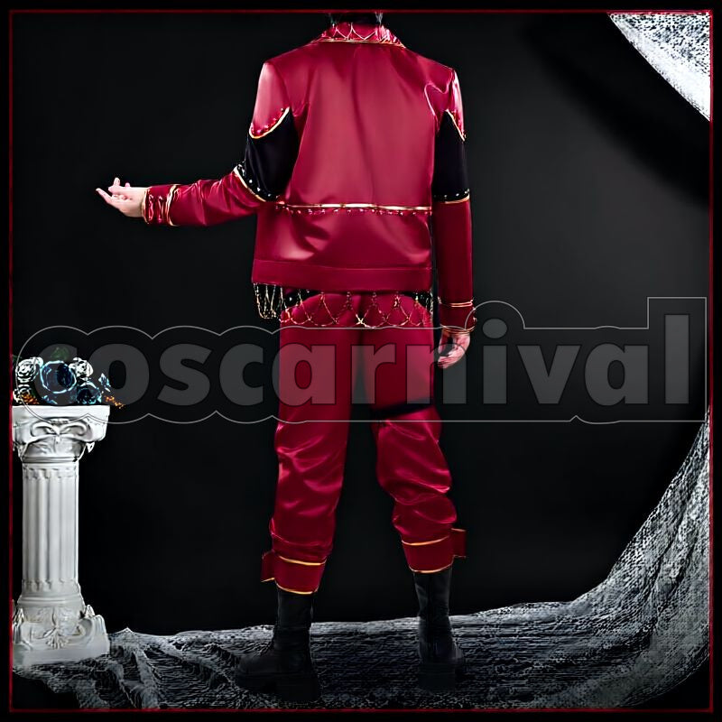 Hibari FUSION LIVE IMPACT Sun Team Merch Outfit Cosplay cosplay costume from NIJISANJI Watarai, back view
