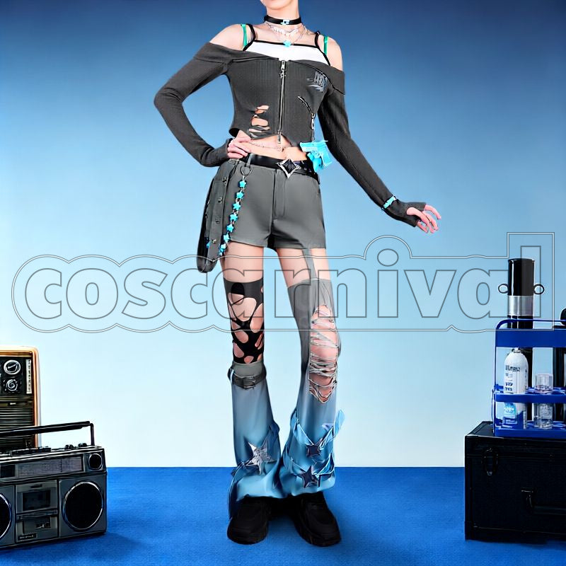 Rei7 Cosplay cosplay costume from Nijisanji Y4T4, front view 2