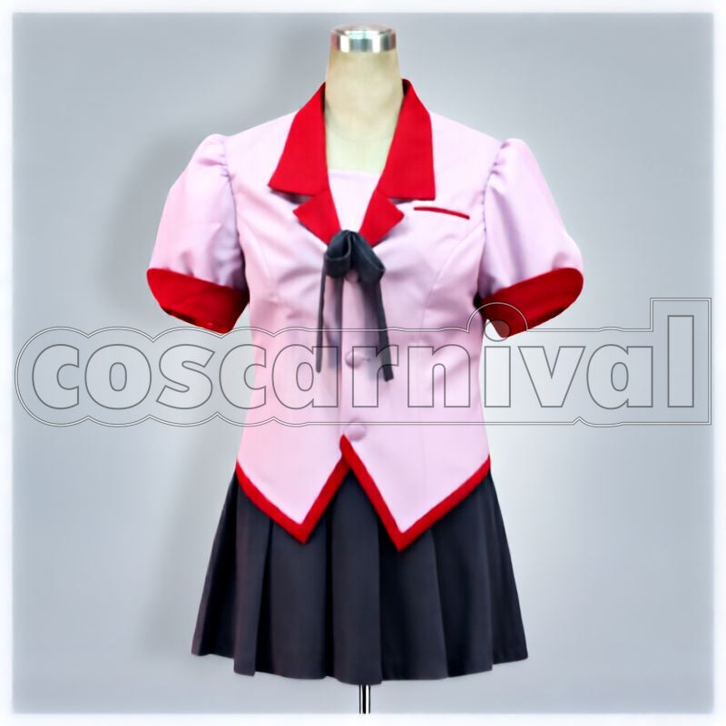 Hanekawa Cosplay cosplay costume from Nisemonogatari Tsubasa, front view