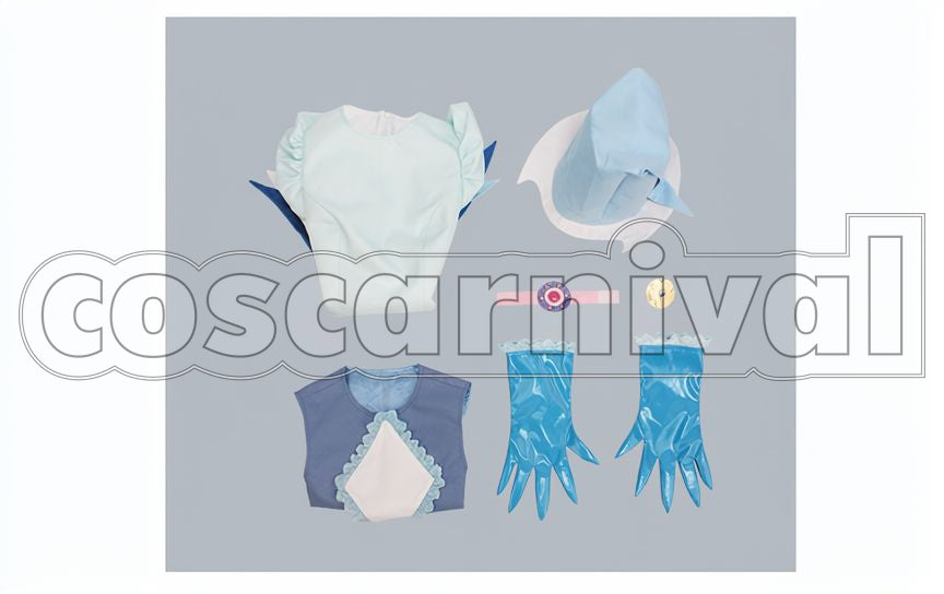 Aiko Senoo Cosplay cosplay costume from Ojamajo Doremi, set view