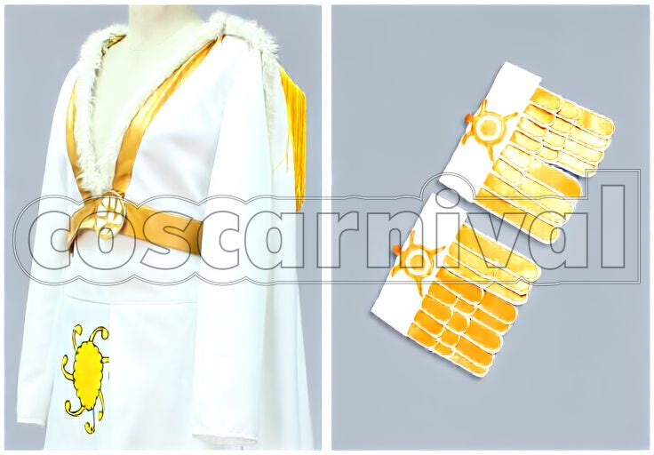 Boa Hancock White Cosplay cosplay costume from One Piece, set view
