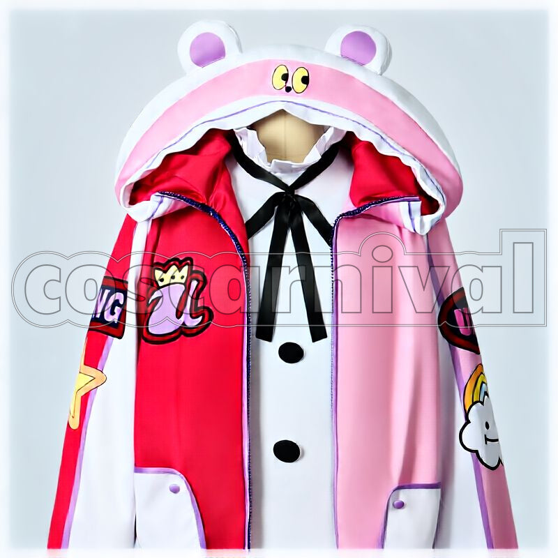 Film: Red Uta Cosplay cosplay costume from One Piece, front view 1