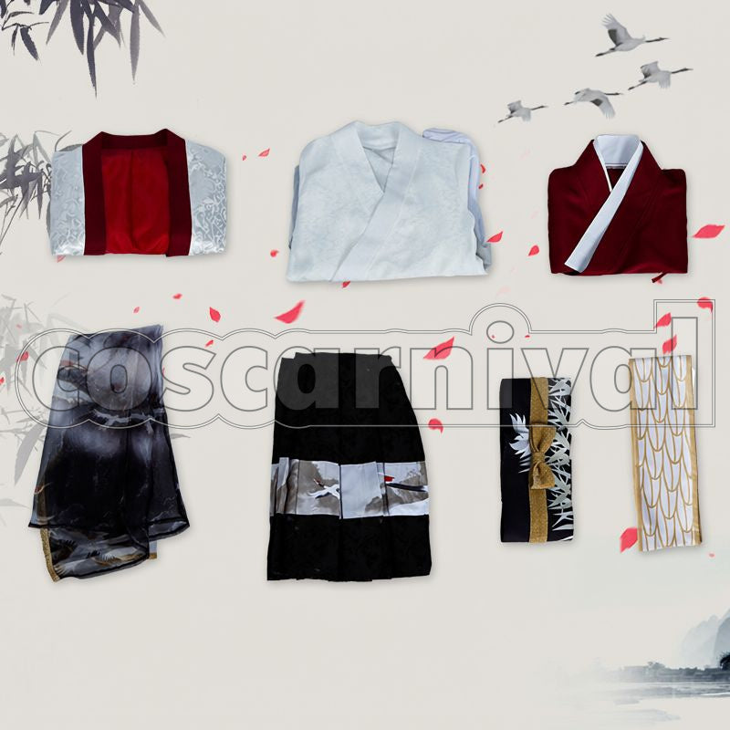 Guardian Ubume Cosplay cosplay costume from Onmyoji SP, set view