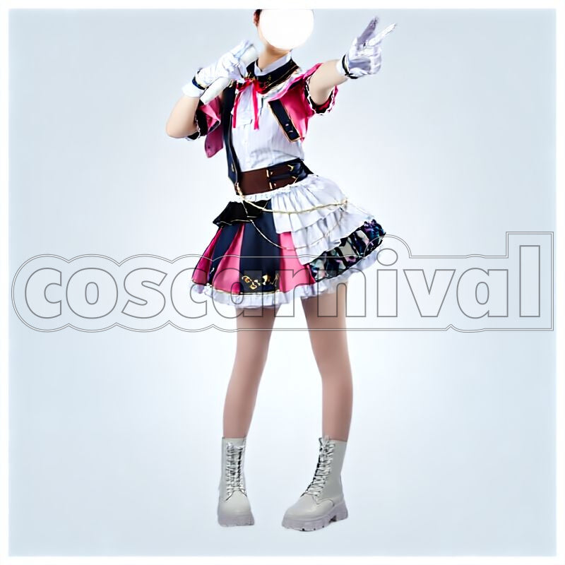 Ko Ruby Hoshino Mem-cho Idol Outfit Cosplay cosplay costume from Oshi no, front view 1