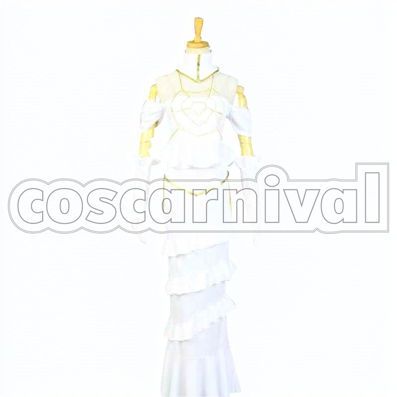 Albedo cosplay costume from Overlord, front view
