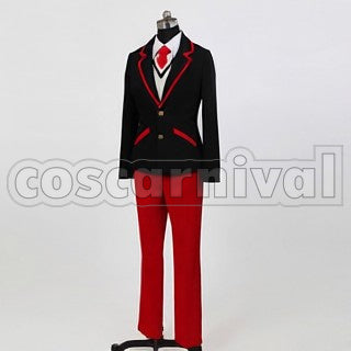 Shoma Takakura Metropolitan Gaien West High School cosplay costume from Penguindrum, front view 2