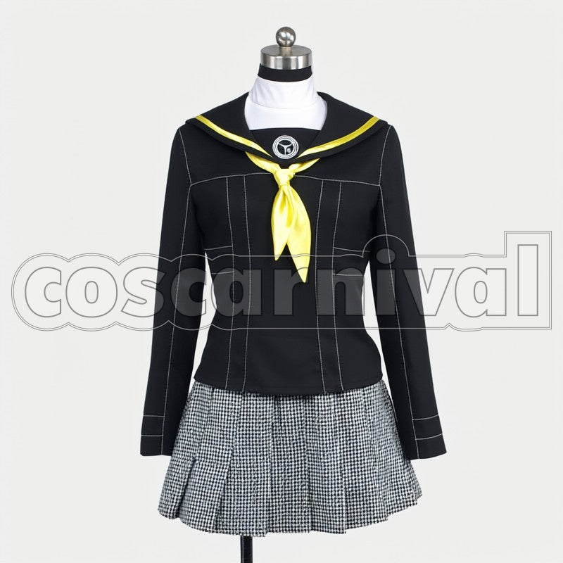 High School Rise Kujikawa Girls cosplay costume from Persona 4 Yasogami, front view