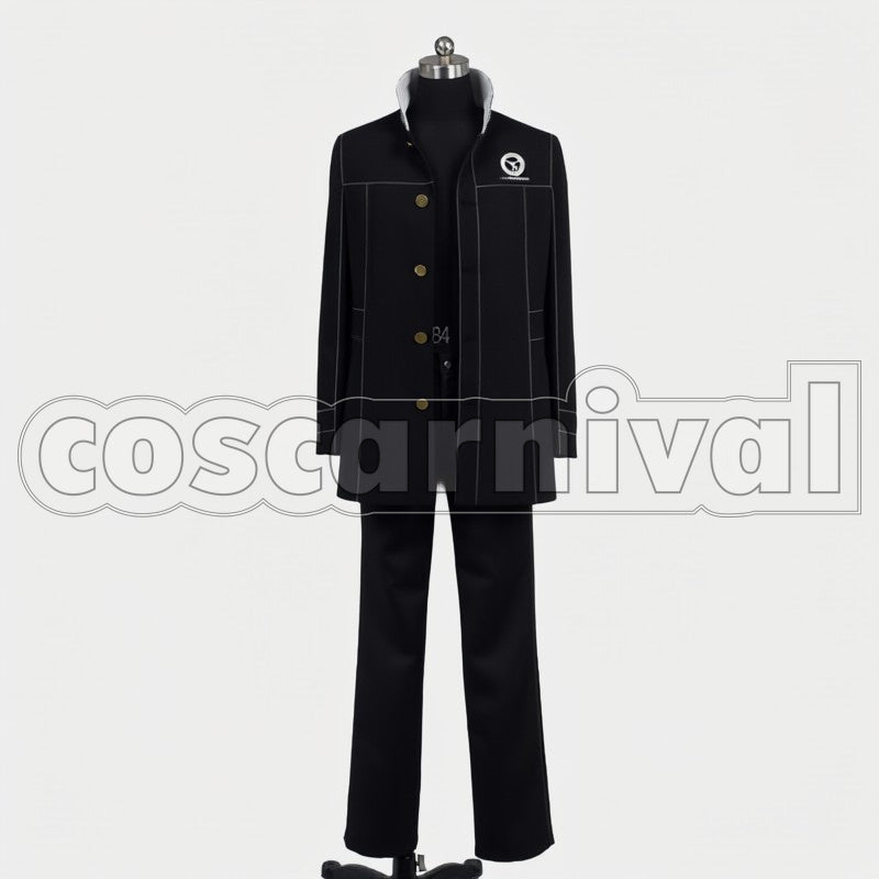 High School Yosuke Hanamura Boys cosplay costume from Persona 4 Yasogami, front view