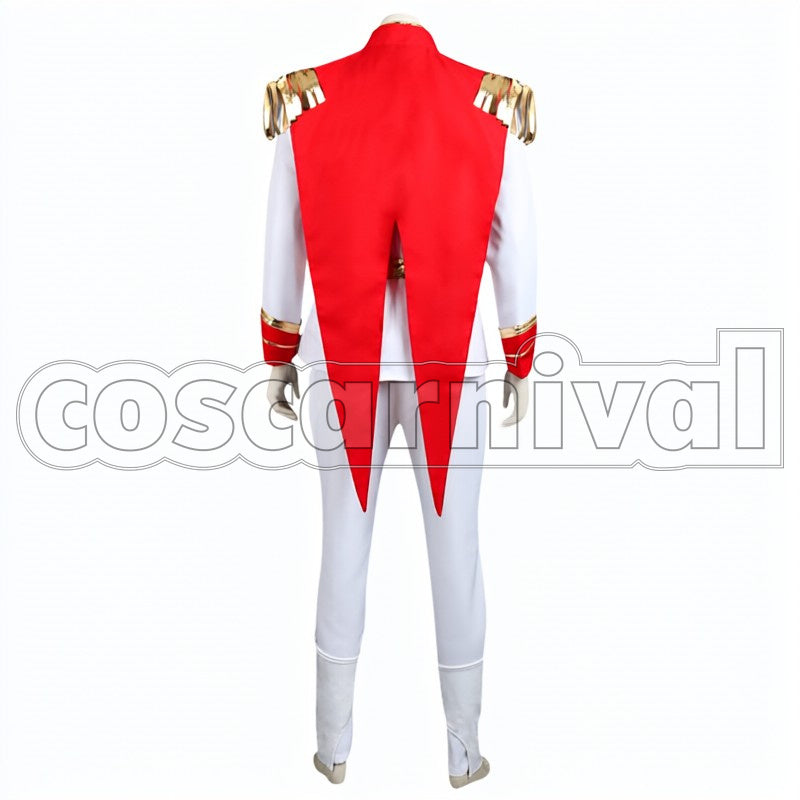 Goro Akechi cosplay costume from Persona 5, back view