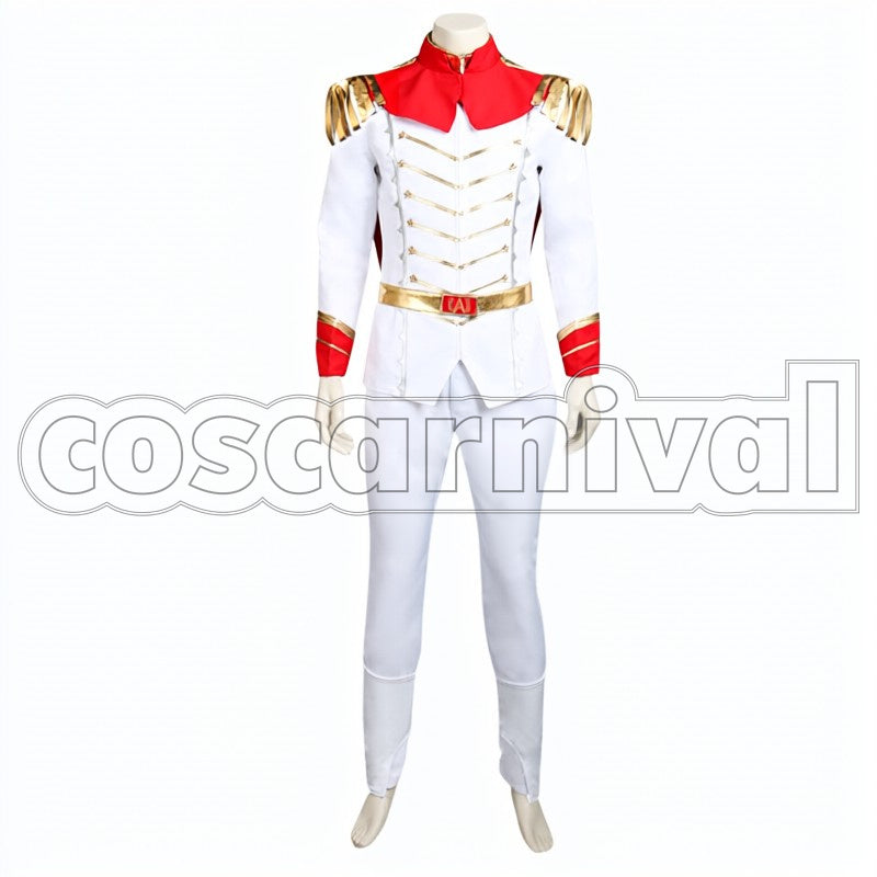 Goro Akechi cosplay costume from Persona 5, front view