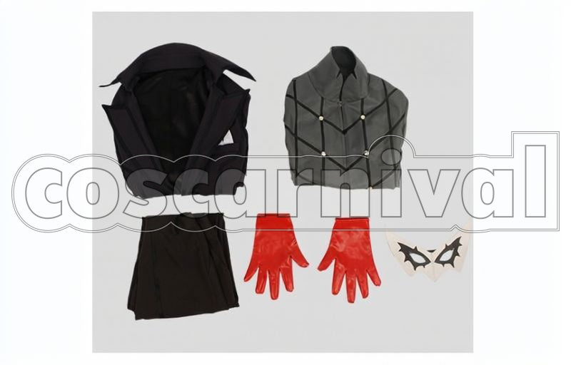 Protagonist Joker Phantom Thief Battle Cosplay cosplay costume from Persona 5, protagonist joker phantom thief battle 39183 set view