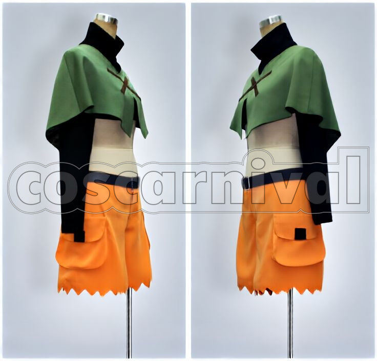 Diamond and Pearl Gardenia Cosplay cosplay costume from Pokémon, side view