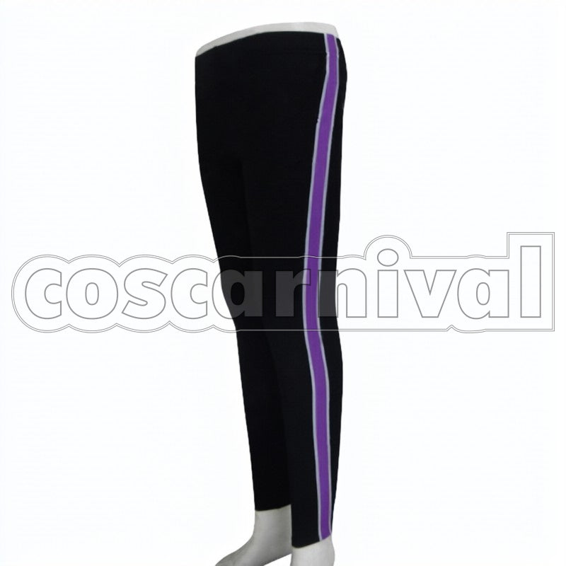 Female Beginner Yellow cosplay costume from Pok mon GO, side view