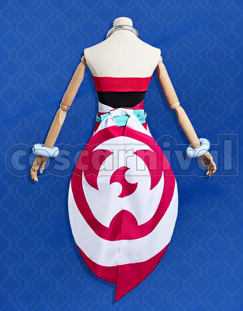 Legends: Arceus Irida Cosplay cosplay costume from Pokémon, back view