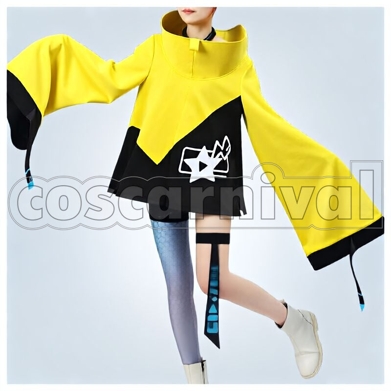 Scarlet and Violet Iono Cosplay cosplay costume from Pokémon, front view 1