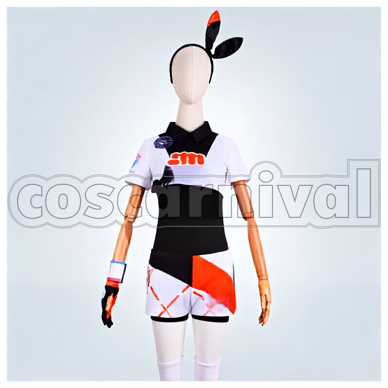 Sword and Shield Bea Cosplay cosplay costume from Pokémon, front view 6