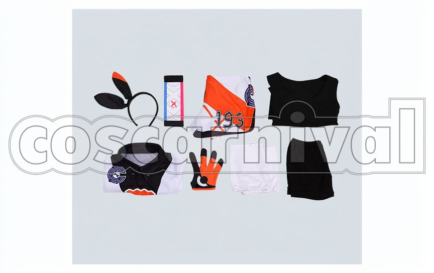 Sword and Shield Bea Cosplay cosplay costume from Pokémon, set view