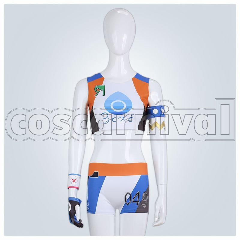 Sword and Shield Nessa Cosplay cosplay costume from Pokémon, front view 1