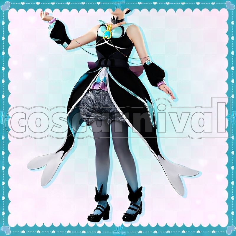 All Stars F Cure Supreme Cosplay cosplay costume from Pretty Cure, front view 3