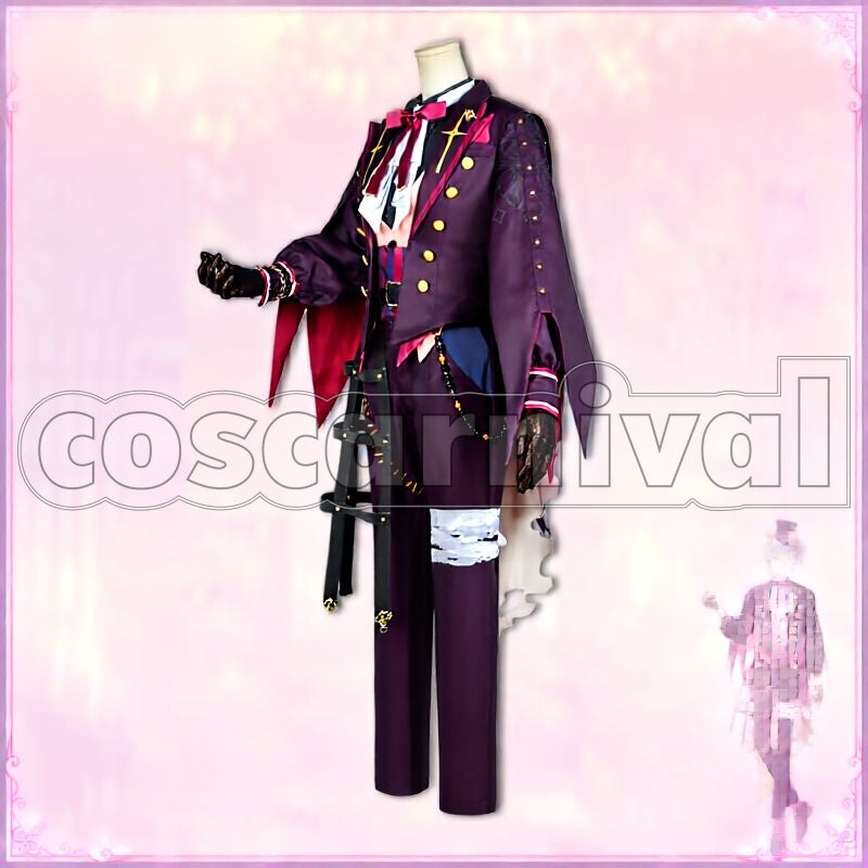 Owen Northern Country Waltz of the Wizard and the Black Cat Cosplay cosplay costume from Promise of Wizard, front view 4