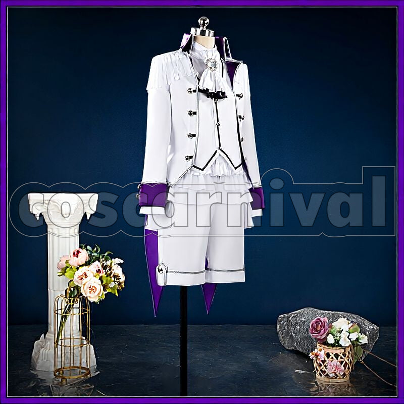 White Northern Country 1st Anniversary * Flowers for You, Magic for the Sky Cosplay cosplay costume from Promise of Wizard, front view 3
