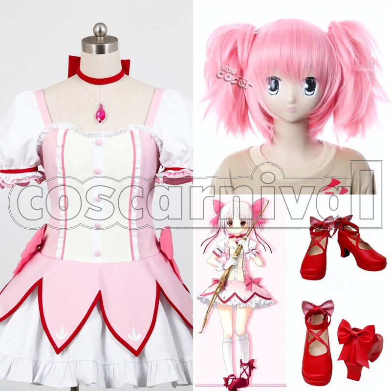 Puella Magi Madoka Magica cosplay costume, front view