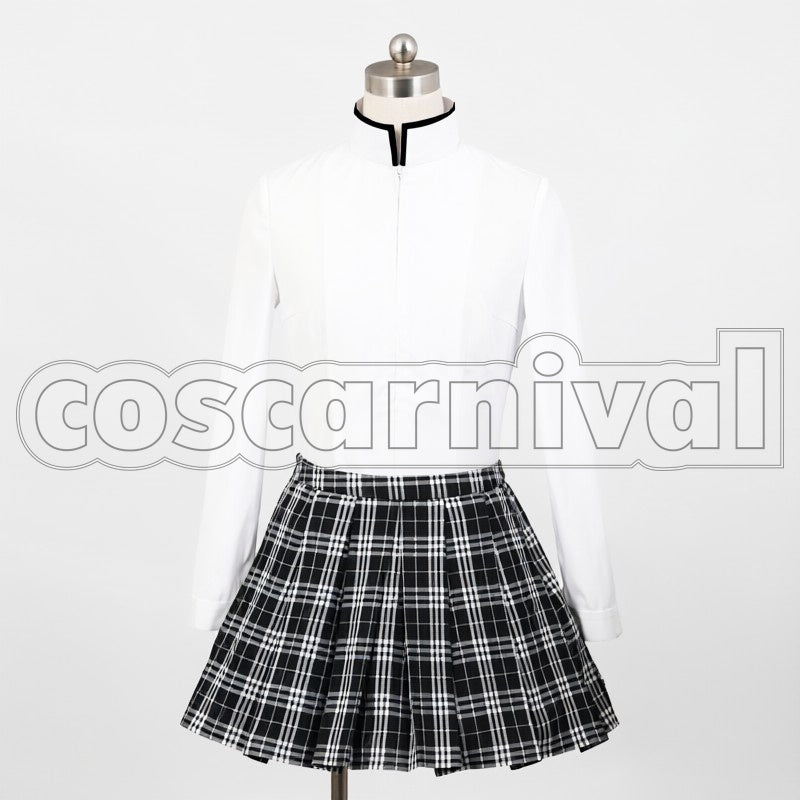 Magica Madoka Kaname Mitakihara Middle School Girls cosplay costume from Puella Magi Madoka, front view 2