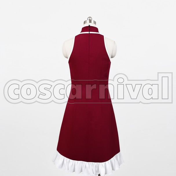Magica Kyoko Sakura cosplay costume from Puella Magi Madoka, back view