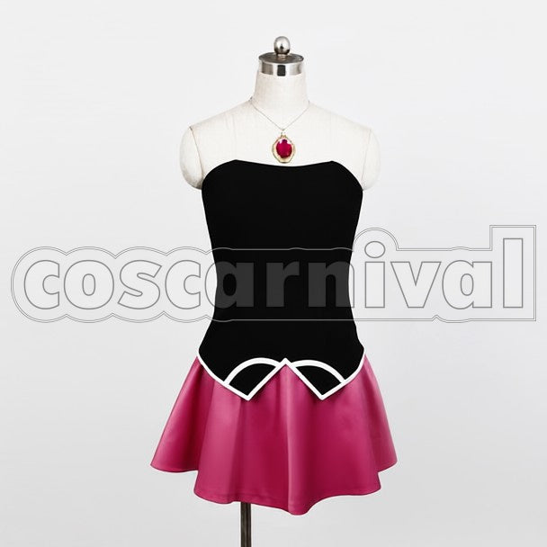 Magica Kyoko Sakura cosplay costume from Puella Magi Madoka, front view 2