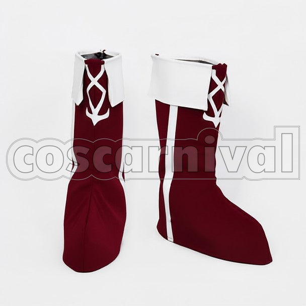 Magica Kyoko Sakura cosplay costume from Puella Magi Madoka, side view 2