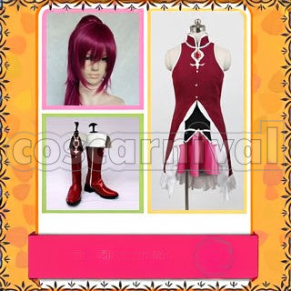 Magica Kyoko Sakura cosplay costume from Puella Magi Madoka, front view