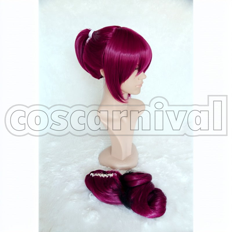 Magica Kyoko Sakura cosplay costume from Puella Magi Madoka, side view 3