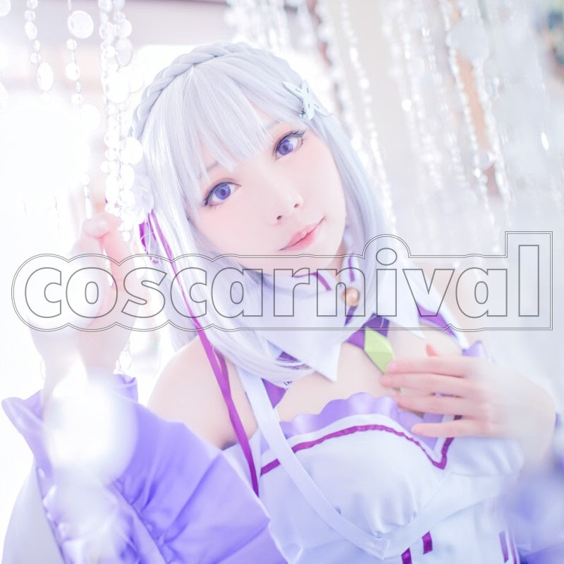 in Another World- Emilia cosplay costume from Re:Zero -Starting Life, detail-4